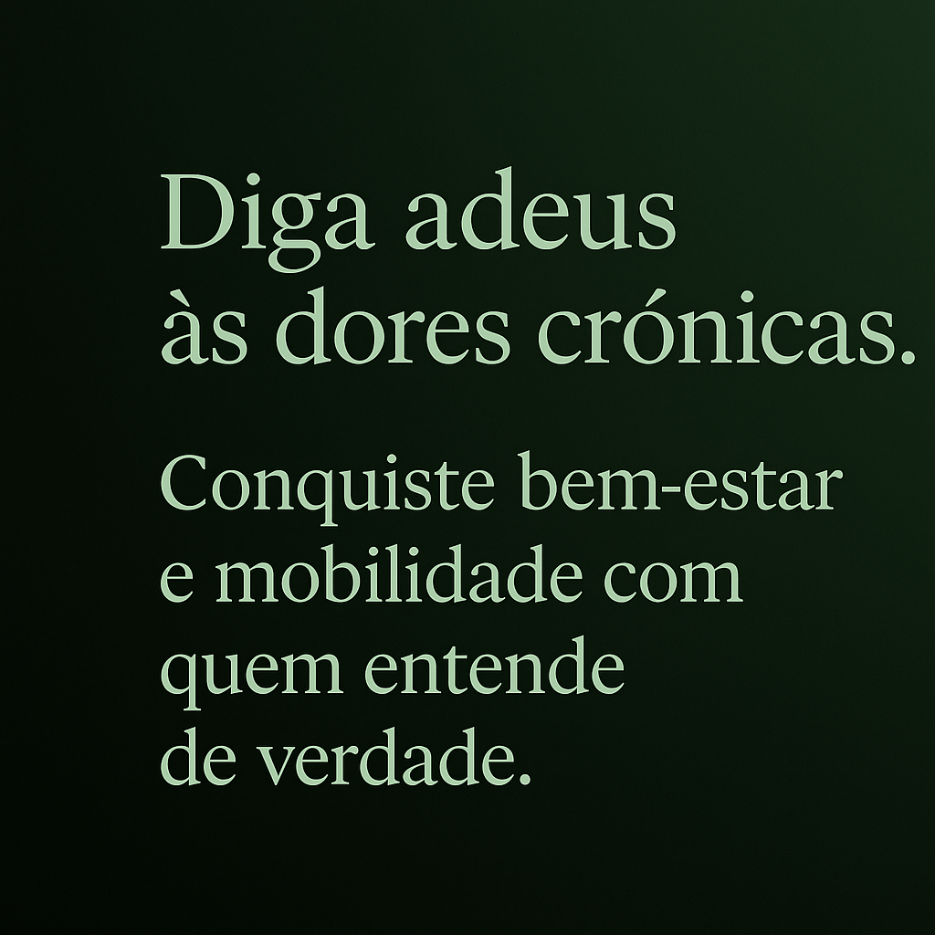 Diga adeus às dores crônicas
